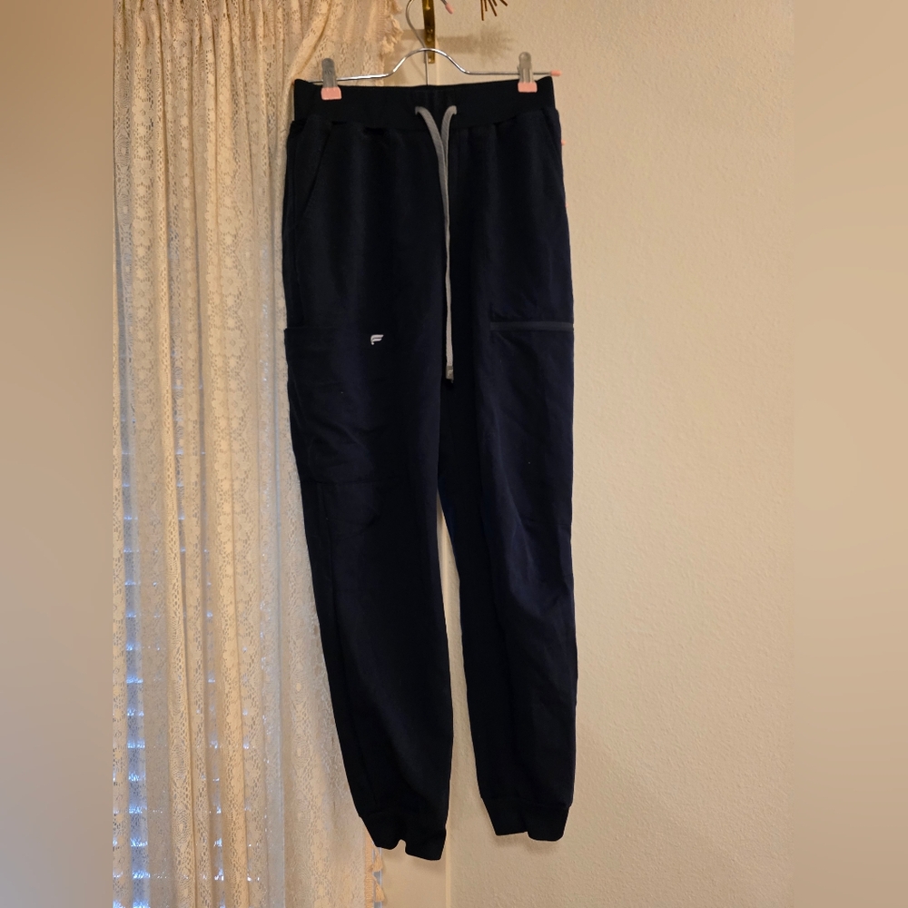 Fabletics Navy Blue Scrub Pants XS